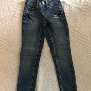 Justice Mid Rise Destructed Jeggings Size 6 Slim